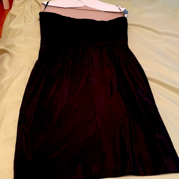 Ann Taylor black strapless dress size 4. Ruffled - Picture 5 of 9